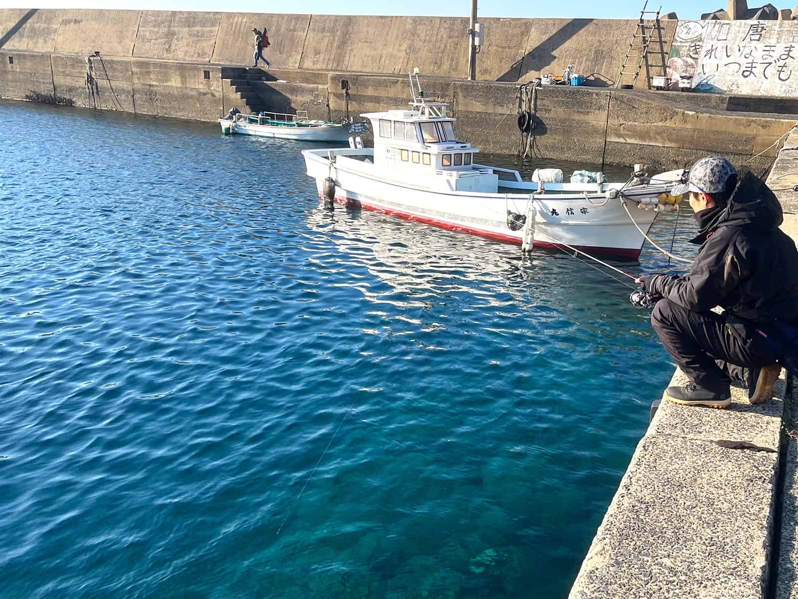 早速アジングお兄さんも釣り開始！