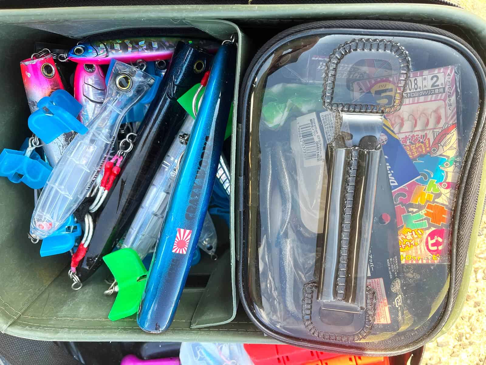 大物を仕留めるルアーやジグなど装備はバッチリ！