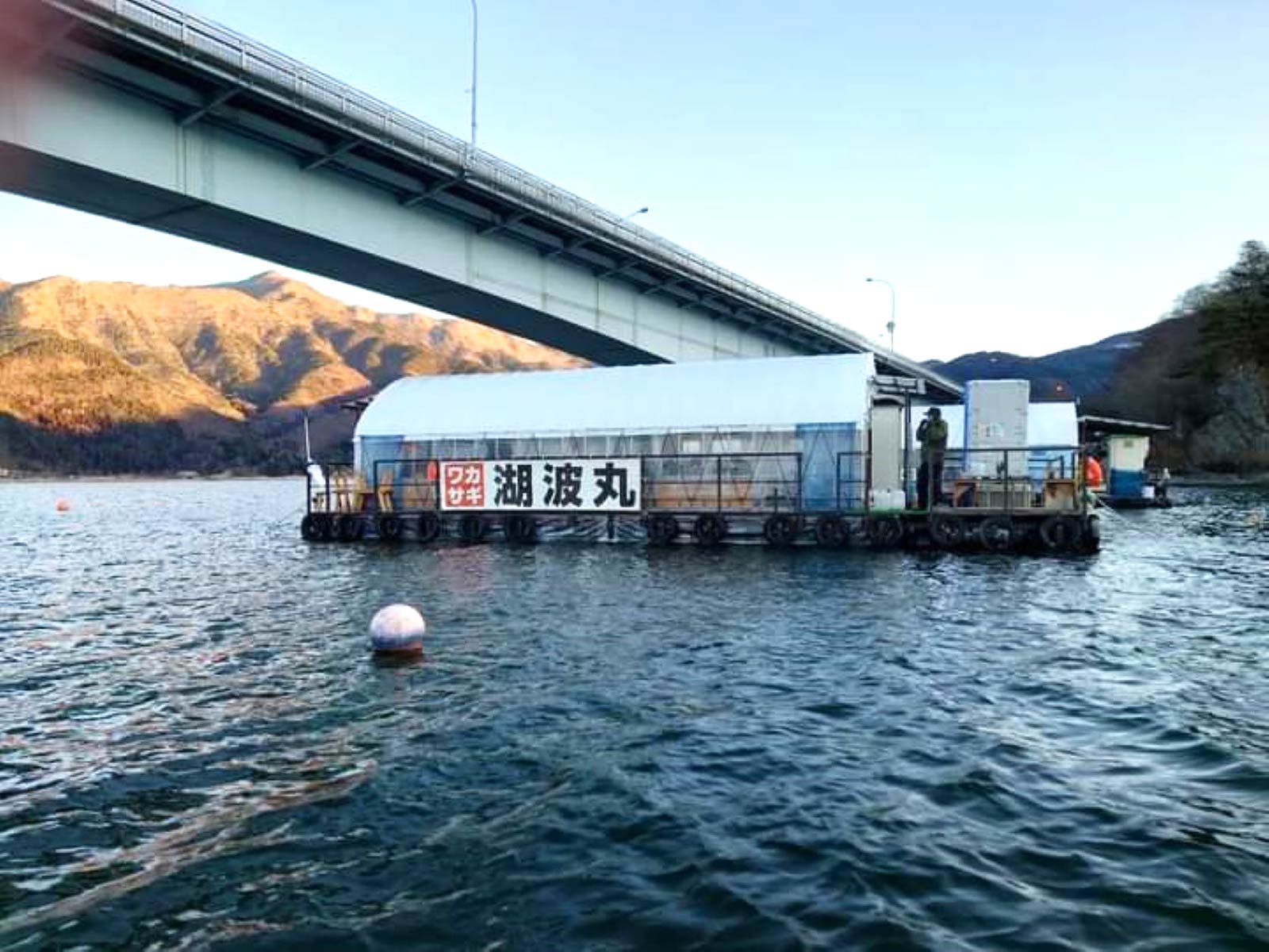 ドーム船「湖波丸」