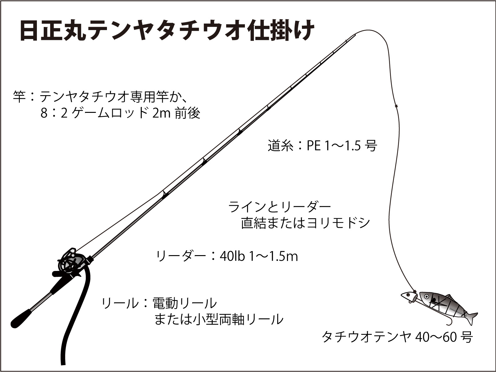 仕掛け図(テンヤタチウオ)