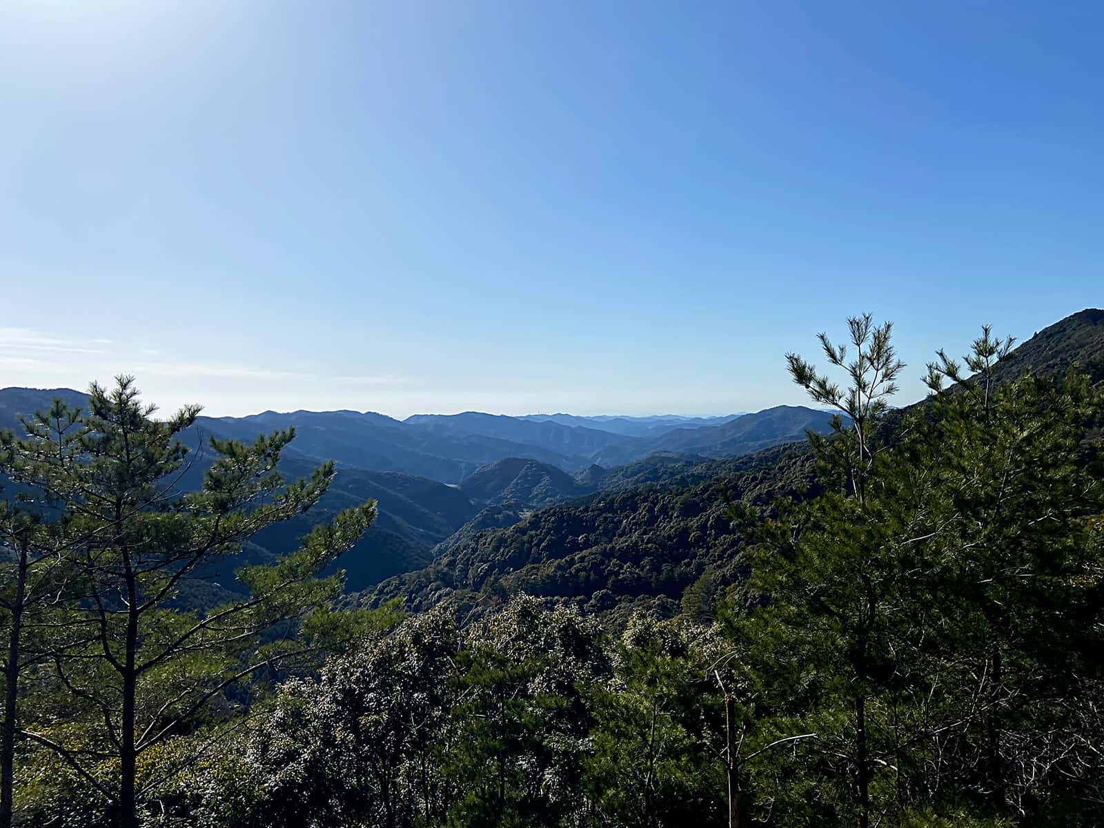 紀伊山地の山々