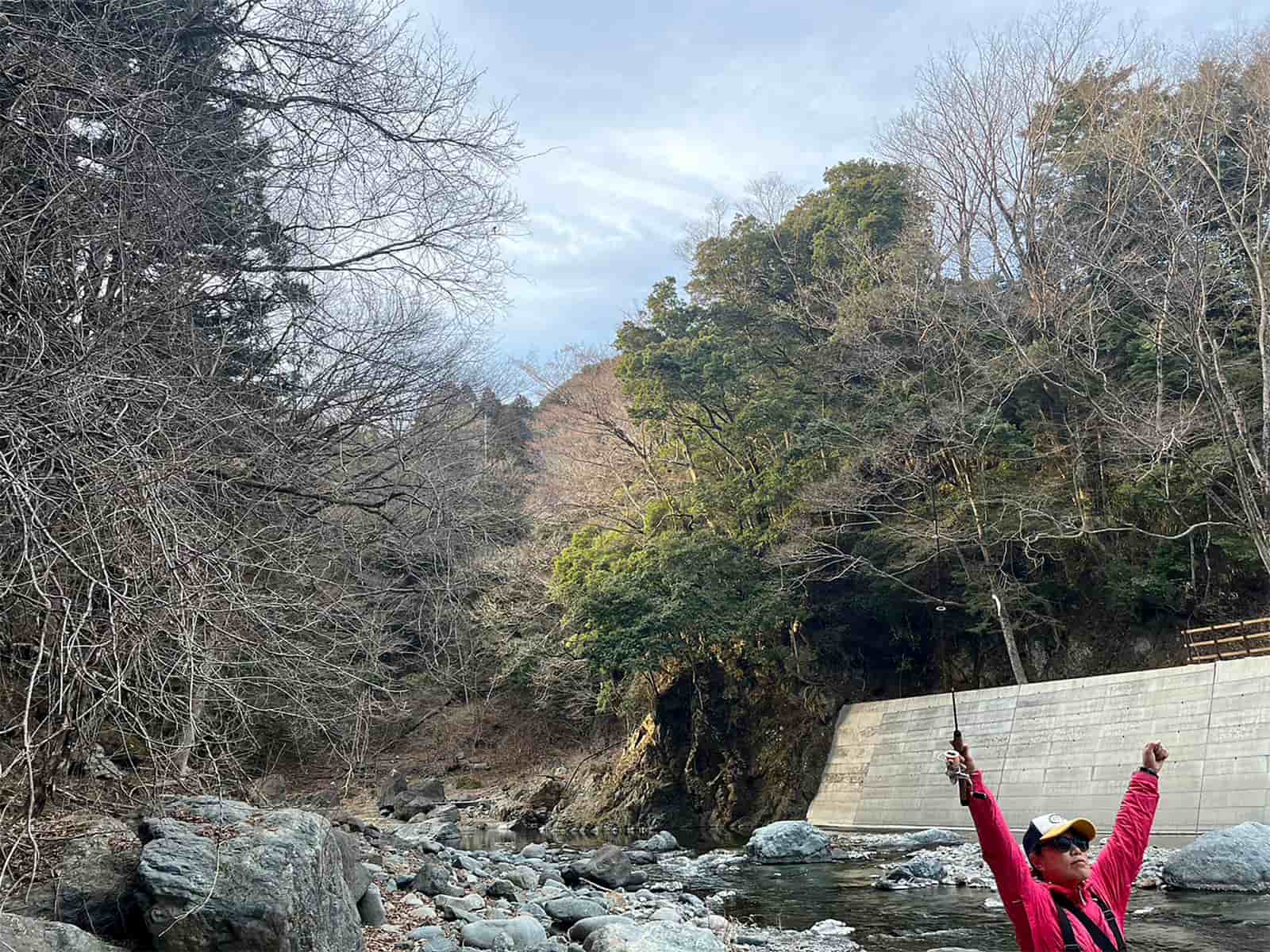 行く歩き、よく投げたが「お手上げ～」