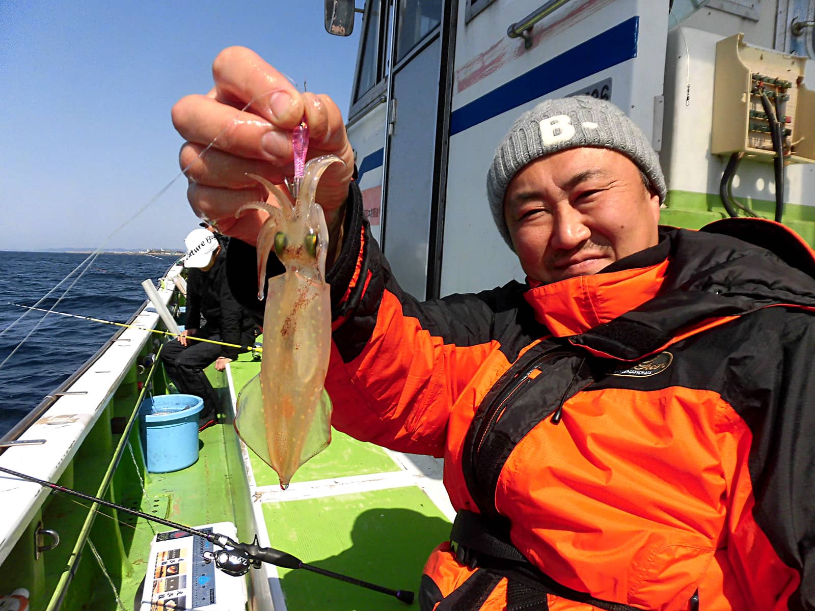 可愛らしくて美味しそうなマルイカが釣れた!