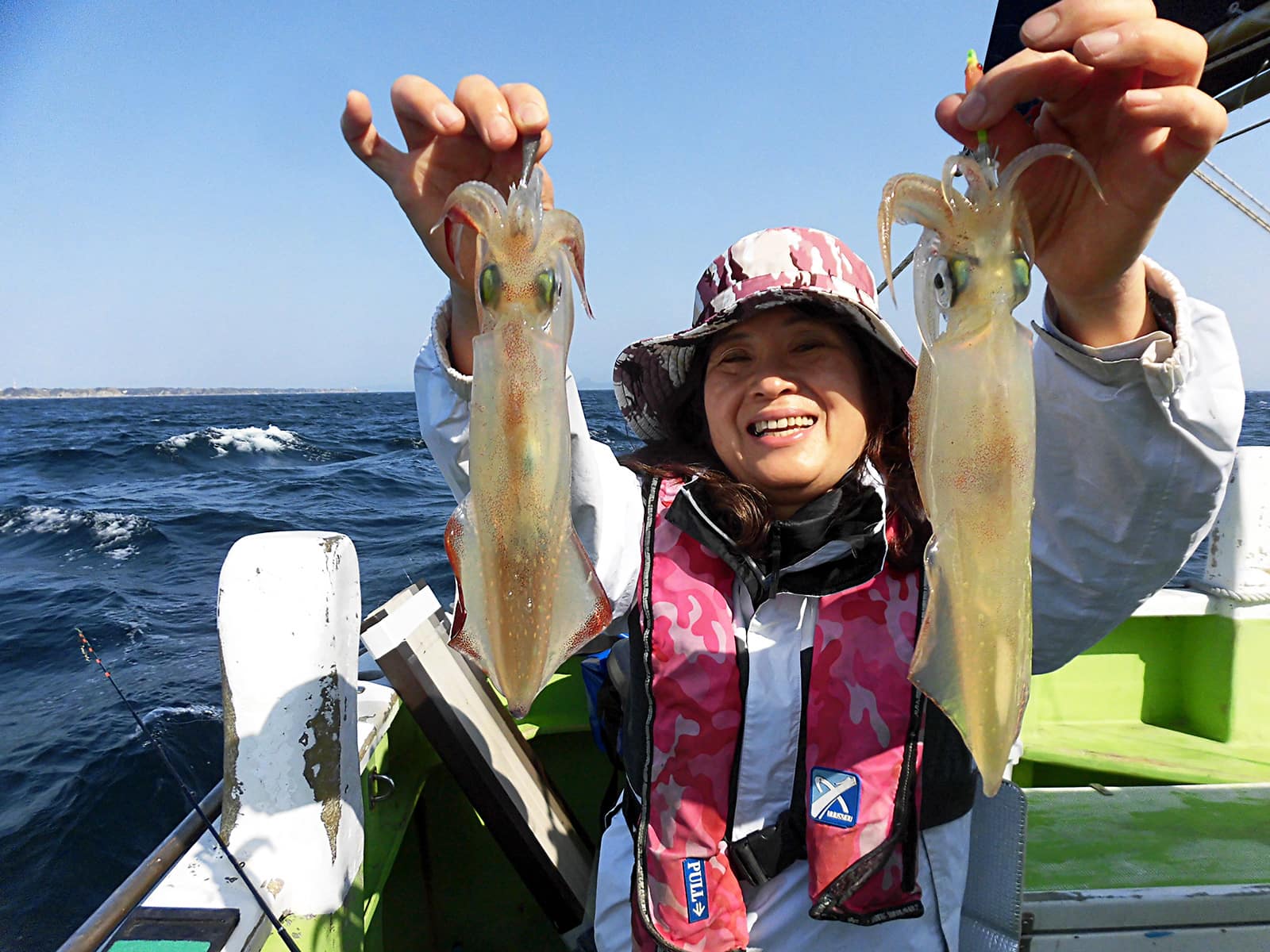 この通り!船長のレクチャーは効果てきめん!