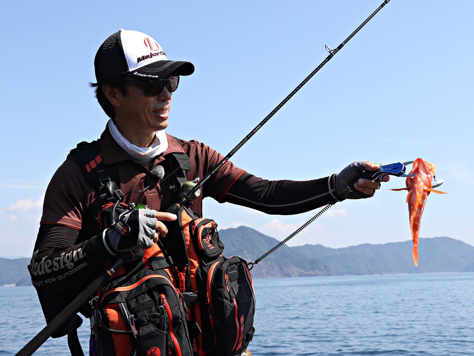 炎天下での釣りは熱中症にも注意が必要。釣りじゃなければ広瀬さんは夏の方が好きだとか