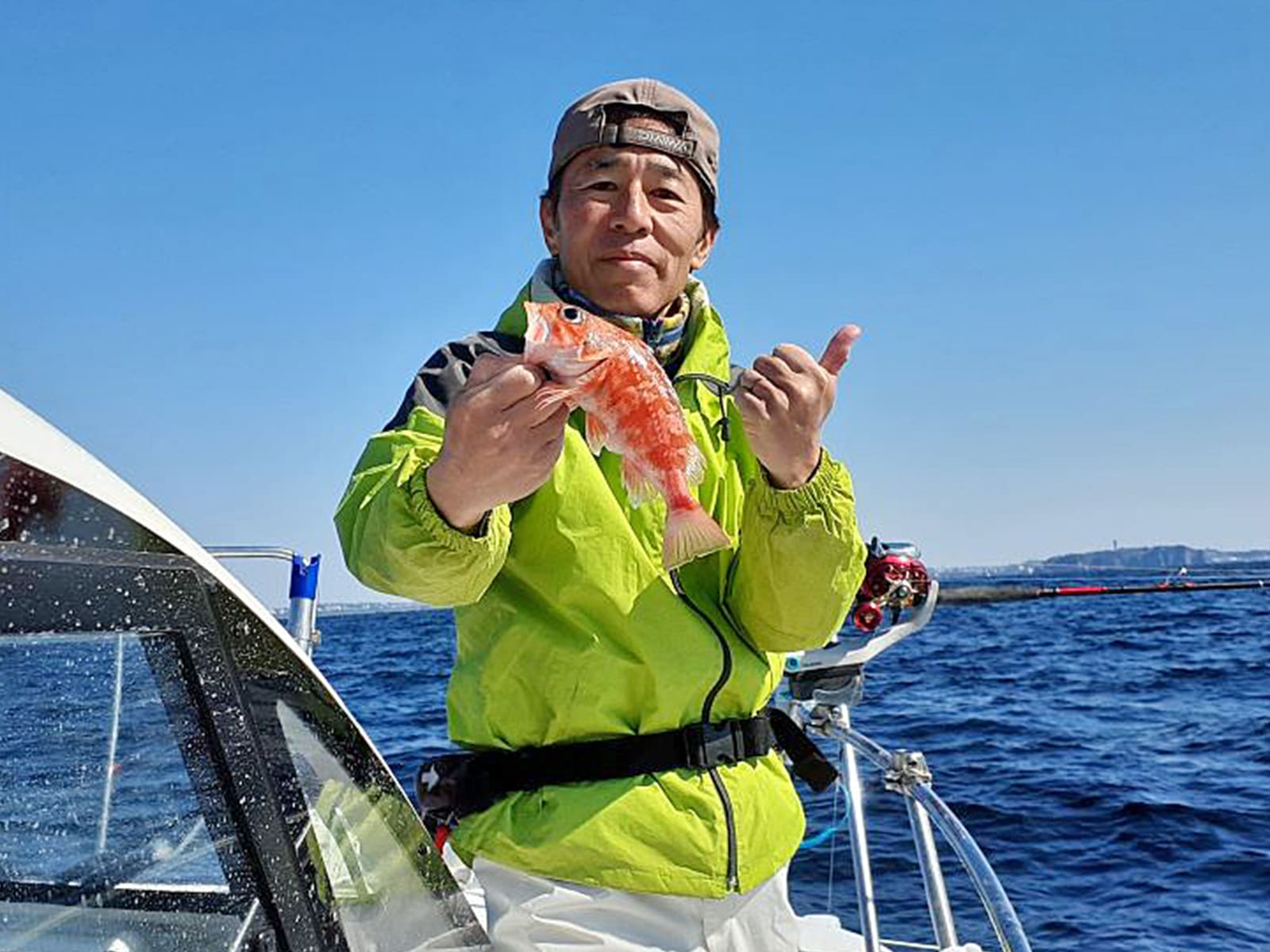 初釣果はユメカサゴ
