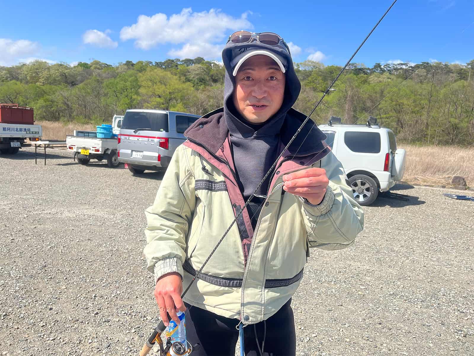 決勝進出者は餌釣りの人が多い中、数少ないルアーで勝ち残った選手