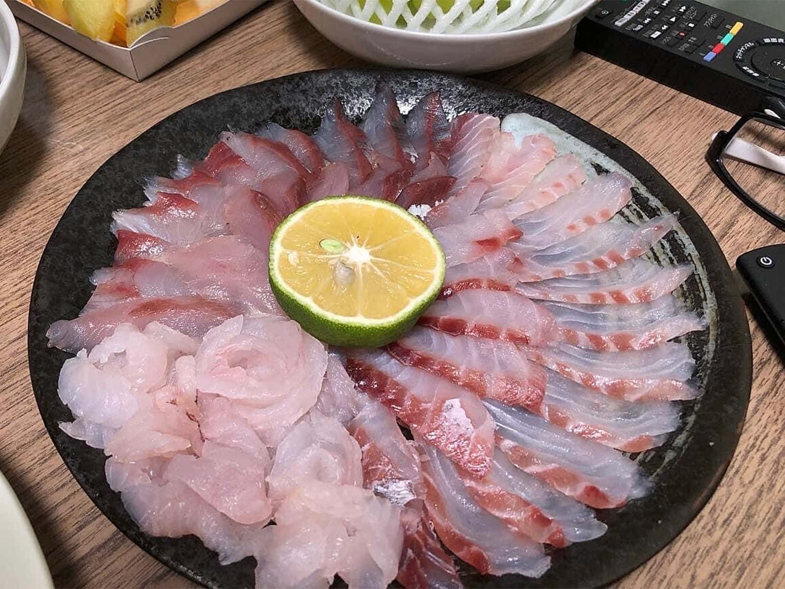 絶品のお刺身になりました！