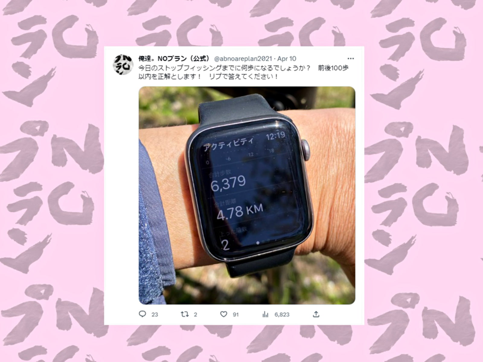 10年前は万歩計、いまやアップルウォッチ。10年後はどうなってるのか？　さぁ回答！（←ウソ）
