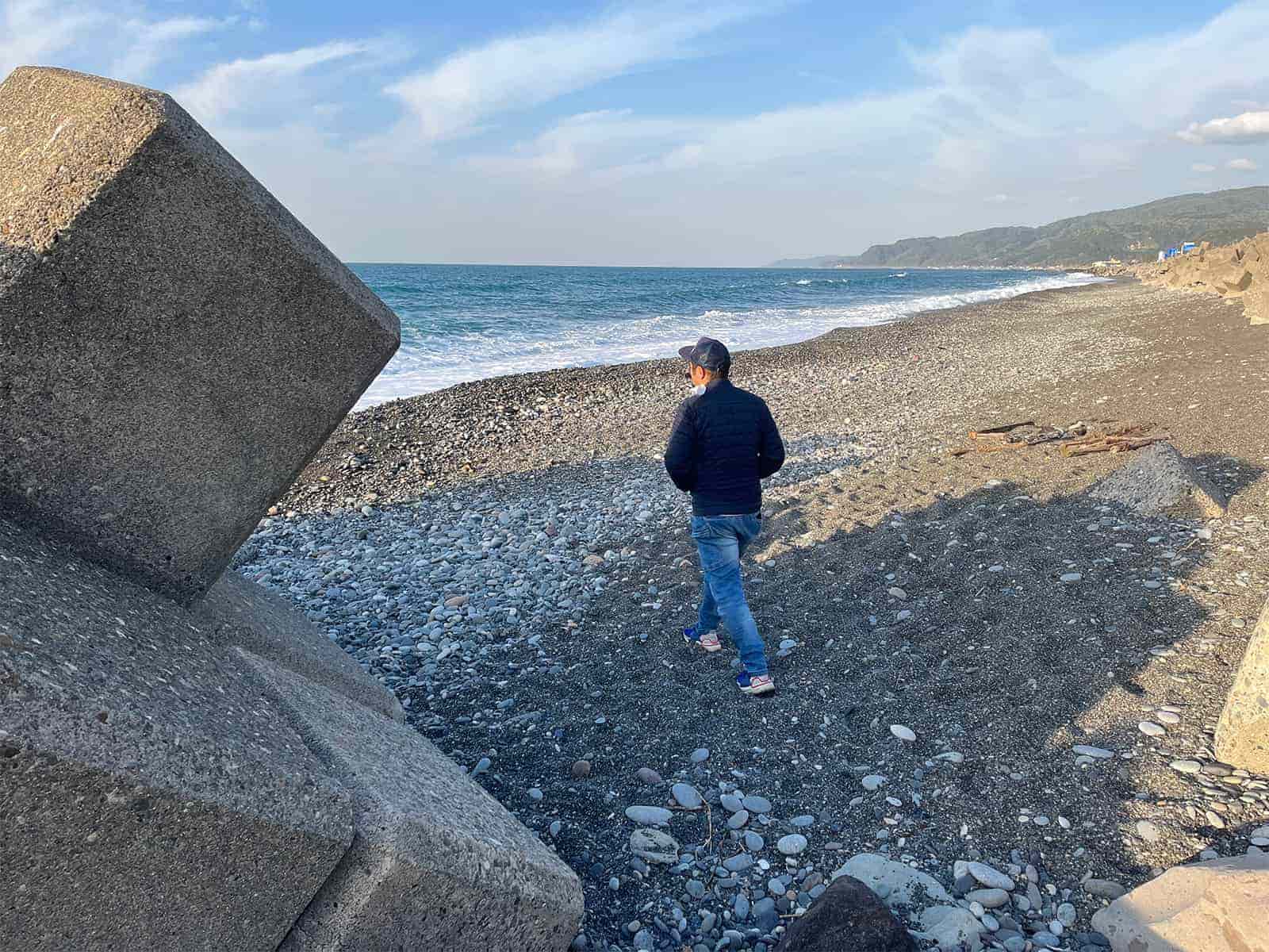 友人に教えてもらった穴場ポイント。糸魚川は比較的空いていることが多いようだ