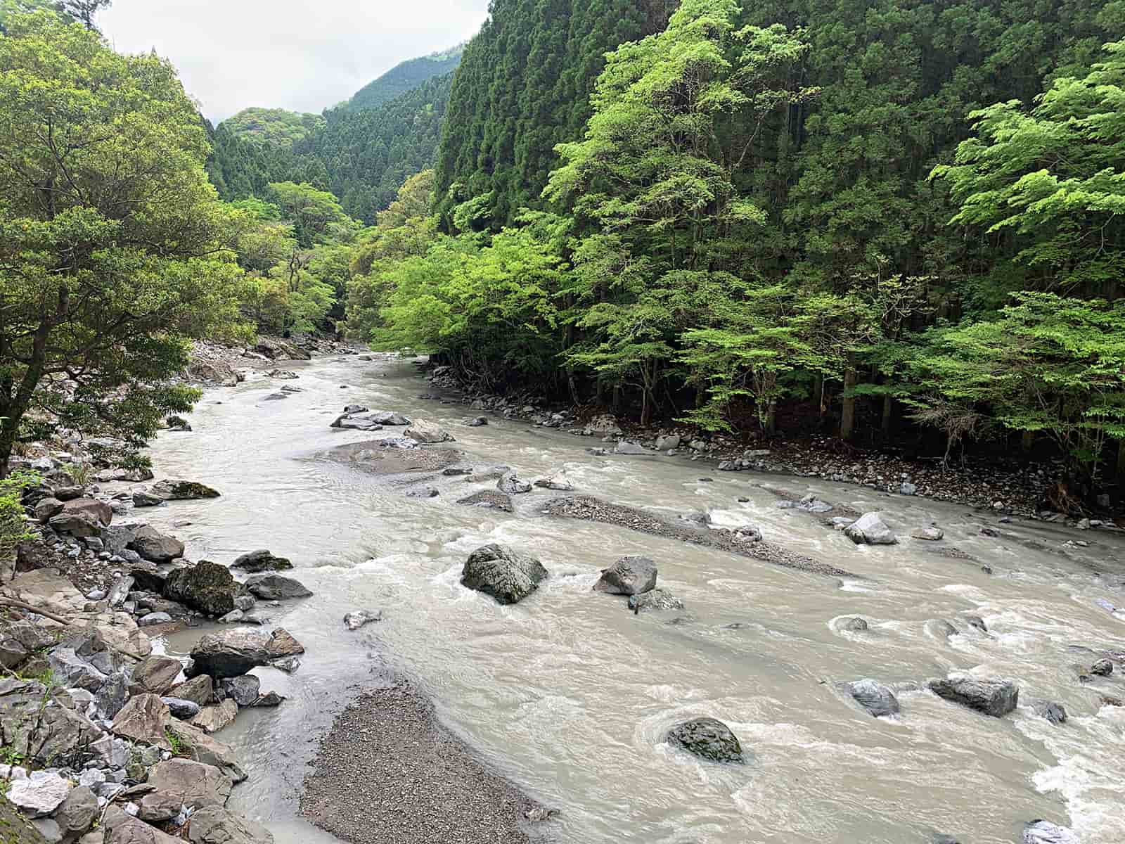 1日目の梶原川