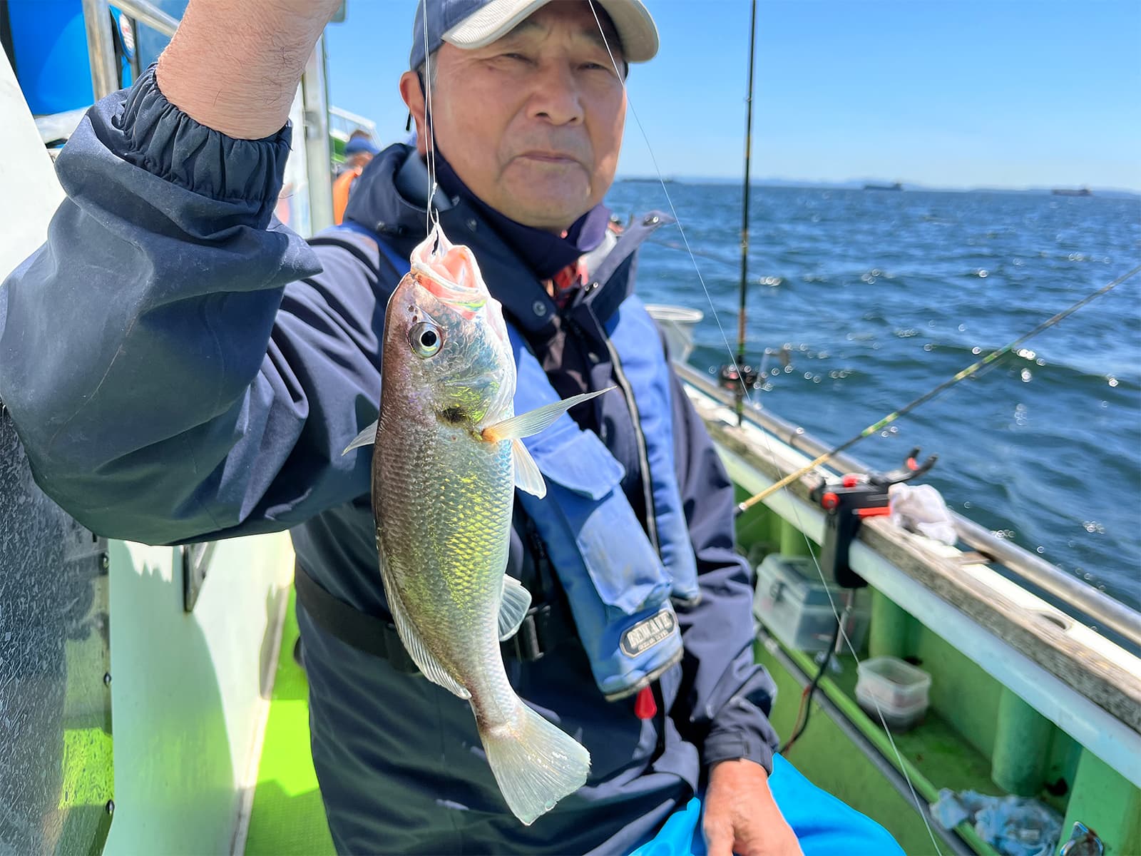イシモチ（シログチ）も良く釣れた