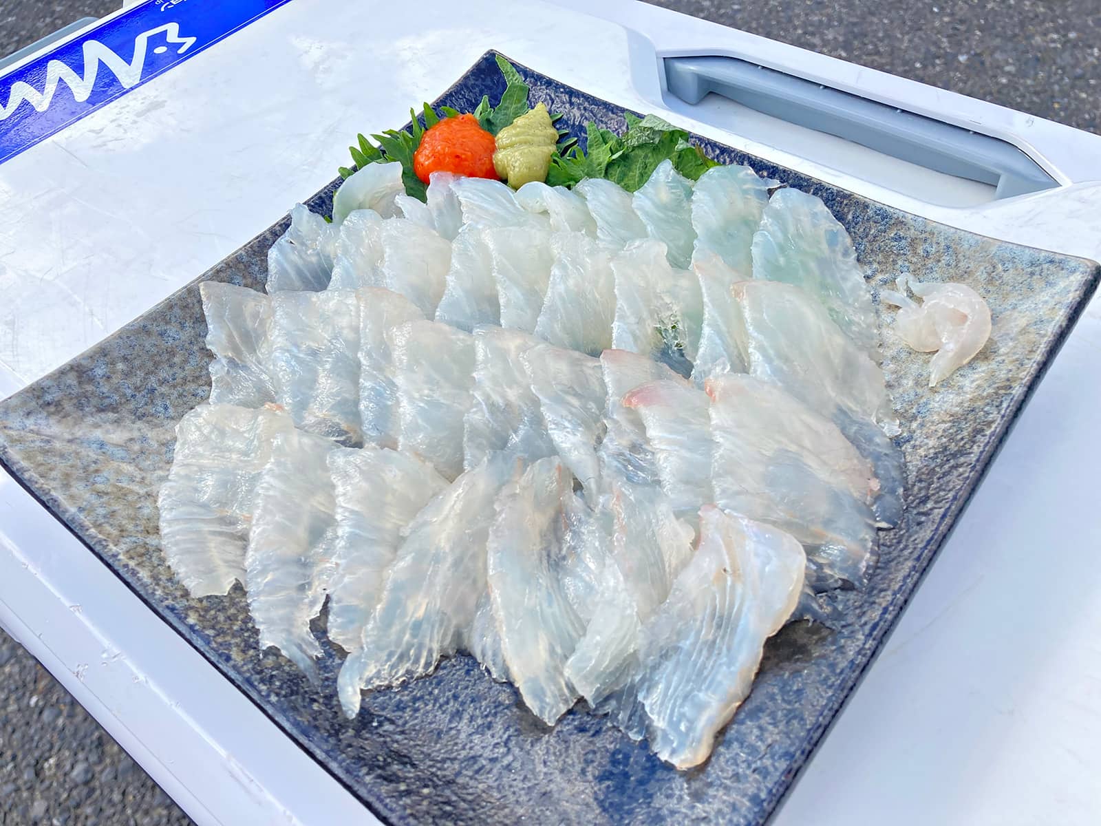 ヒラメのお刺身