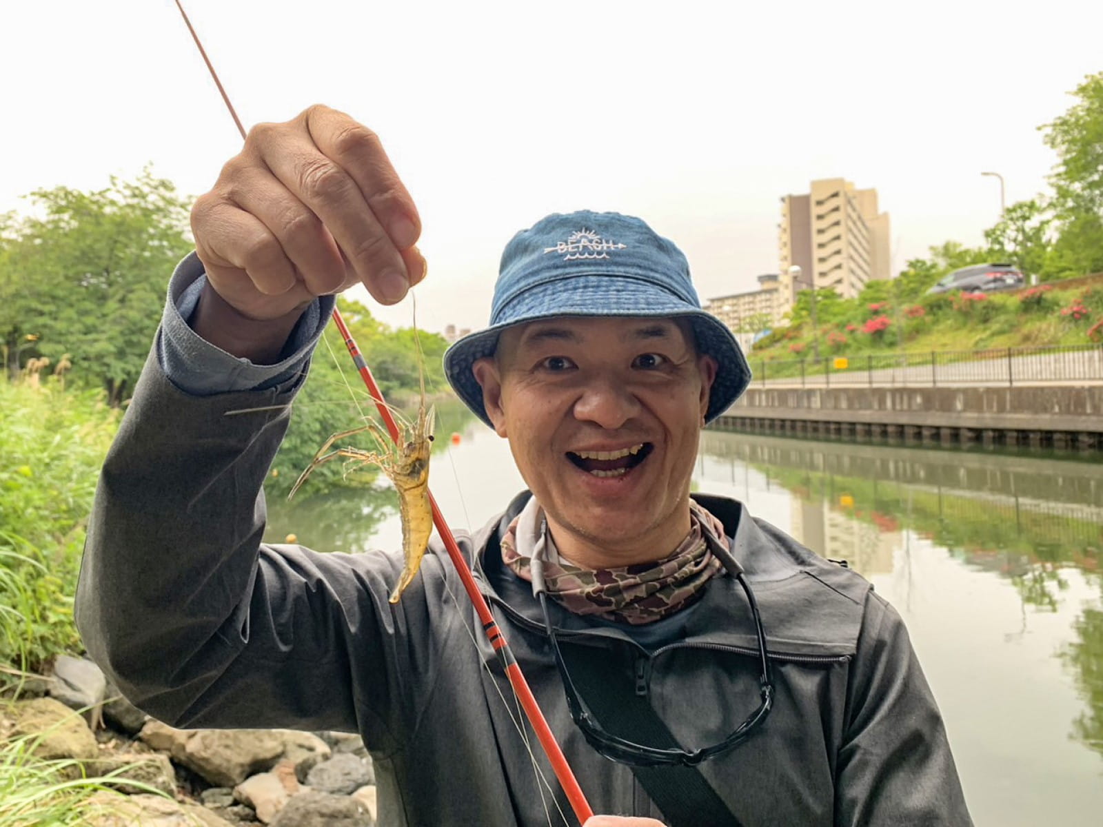 江戸前の人気釣りモノ「テナガエビ」の人気スポットだけに、今年の釣れ具合が気になるところ。5月中旬にさっそくチェックしてきた！