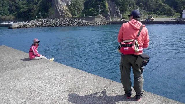 とことんエギパラダイス 83 三重県紀伊長島の旅　どうにかしてケロ！風と雨はエギングの大敵なり！