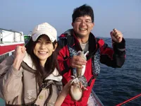 大漁！関東沖釣り爆釣会 その45　東京湾のスミイカ　