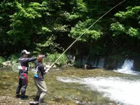 東北つれつれ団 5 秋田県馬場目川の渓流釣り