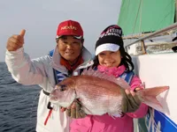 大漁！関東沖釣り爆釣会 その62 千葉県勝山沖のノッコミ真鯛