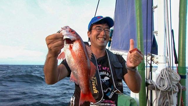 沖釣りギャラリー 岡本光央 初秋の中深場・アカムツ五目