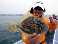 Capture-64 洲崎沖 ウインターシーズンのカワハギ