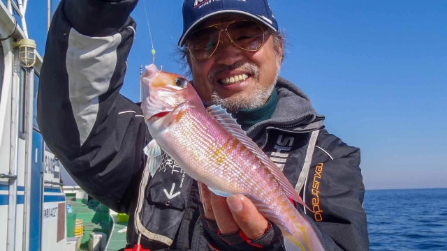 沖釣りギャラリー 小田原沖で高級魚アマダイを狙う