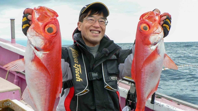 沖釣りギャラリー 新島沖・究極の大キンメ