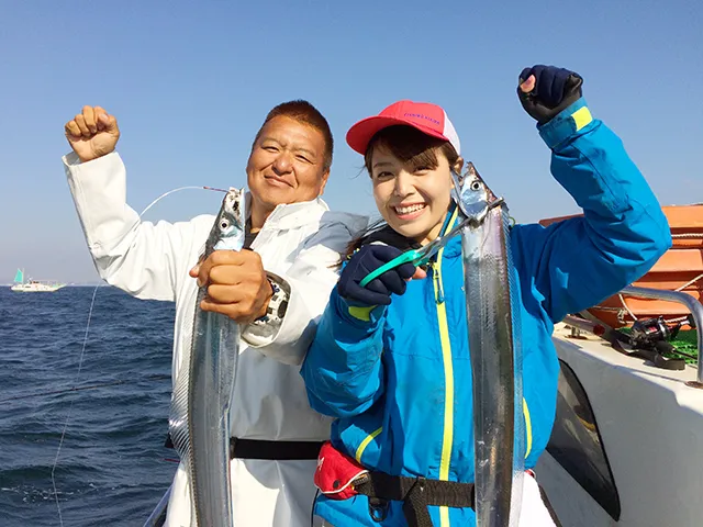 大漁！関東沖釣り爆釣会 その152 ガンガンしゃくってガツンと掛けよう！東京湾のタチウオ