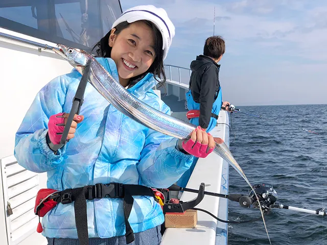 大漁！関東沖釣り爆釣会 その165 スリル満点！東京湾のタチウオ