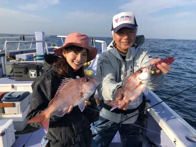 7 千葉県大原港 ひとつテンヤマダイ テクニカルなテンヤマダイ釣りでスキルアップを目指す～修行編～