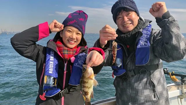 大漁！関東沖釣り爆釣会 174 東京湾のエビメバル