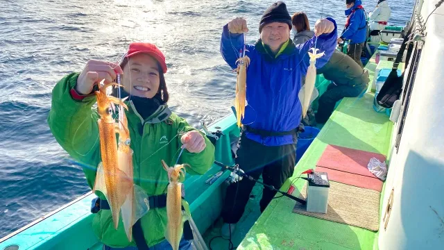 181 鹿島沖のライトヤリイカ