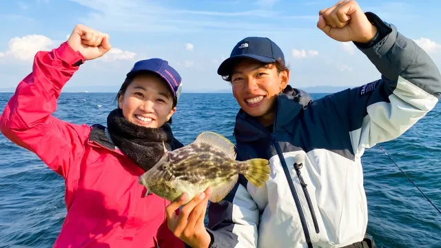 きょうも大漁！関東沖釣り爆釣会 1 東京湾のカワハギ