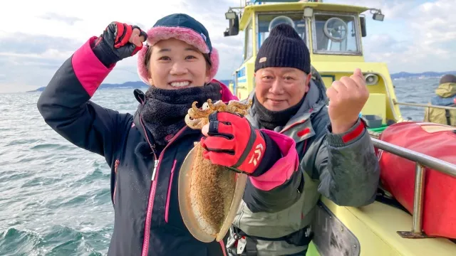 きょうも大漁！関東沖釣り爆釣会 4 東京湾のスミイカ