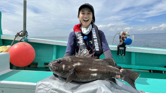 きょうも大漁！関東沖釣り爆釣会 15 茨城県日立沖のイシナギ