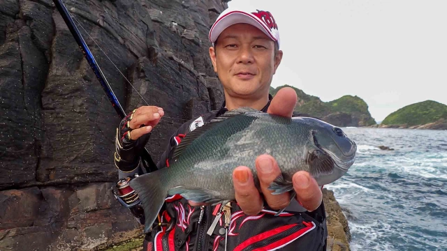 磯釣りギャラリー 宮崎県北浦 低気圧通過後の梅雨グレ攻略