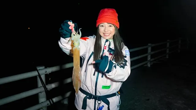 お魚ざくざく北信越！ 4 富山湾でおかっぱりからヤリイカ釣り！