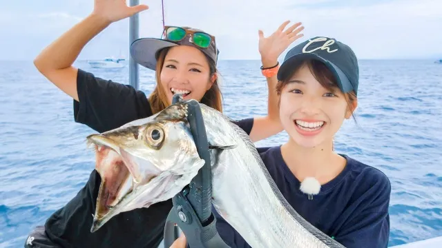 釣りたガール！ 濃いめ 19 目指せ映え写真！フッチーと大阪湾テンヤタチウオ！