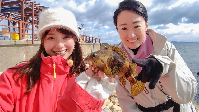 釣りたガール！ 濃いめ 24 ホテルの敷地内に釣り場！？超贅沢な釣り慰安旅行！