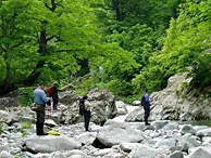 渓流ギャラリー 源流行～春の朝日岳水系を遡る～