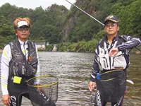 鮎2015 二人の王者が釣る 和歌山県古座川