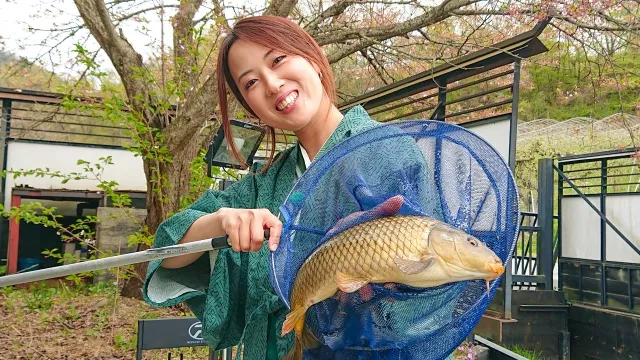 1 山形の宿泊型釣り堀でわくわく