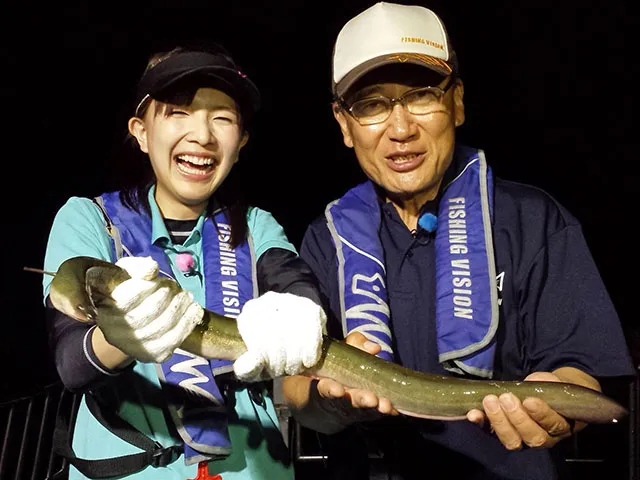 こちら東海です。 その144 四日市・鈴鹿の夜アナゴ！堤防五目で巨大ウナギGET！