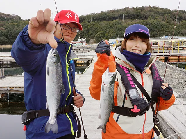 関西発!海釣り派 169 海上釣り堀でサーモンフィッシング in家島