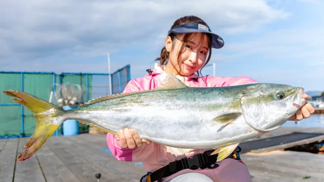 関西発！RASHIKU派 18 釣りうま女王降臨！和歌山県の海上釣堀に再挑戦！