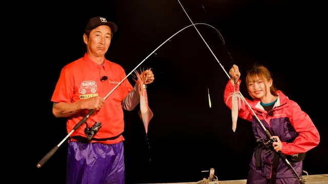 せとうち！ツリキャス 9 二代目デビュー！鳥取県の夜焚きでシロイカに挑戦