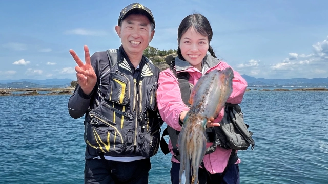 43 和歌山伝統釣法でドキドキワクワクのアオリイカ！