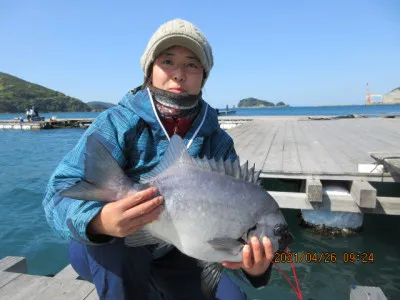 由良海つり公園&釣堀ランドの2021年4月26日(月)1枚目の写真