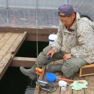 長谷大池釣り池センターの2024年3月23日(土)4枚目の写真