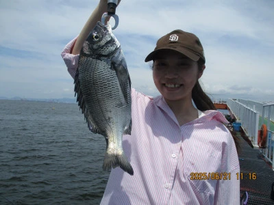 尼崎市立魚つり公園の2025年6月21日(土)1枚目の写真