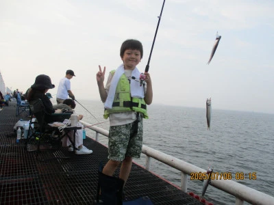 尼崎市立魚つり公園の2025年7月6日(日)1枚目の写真
